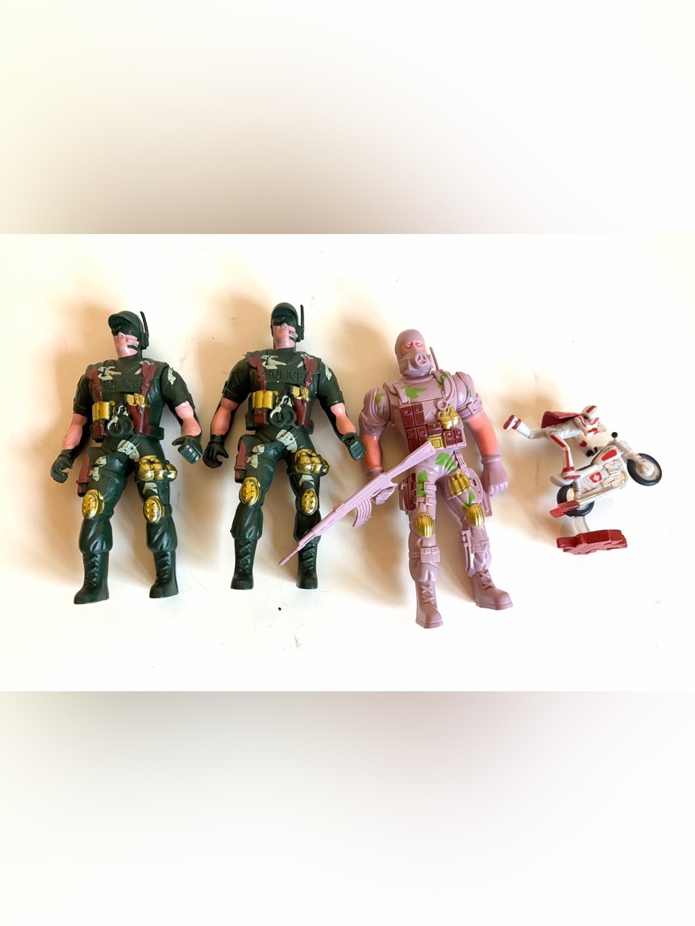 Vintage JaRu Army Command Strike Team Soldiers and Toy Story Duke Caboom Figure